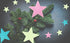 204PCS 1.2" Glow in The Dark Luminous Stars Fluorescent Noctilucent Plastic Wall Stickers Decals for Home Ceiling Wall Baby Kids Bedroom (Multi-Co...