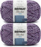 Bernat Blanket Twist Grape Kiss Yarn - 2 Pack of 300g/10.5oz - Polyester - 6 Super Bulky - 220 Yards - Knitting/Crochet......