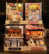 Flever Dollhouse Miniature DIY House Kit Creative Room with Furniture for Romantic Valentine's Gift (Coffee Time)...