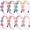 XIMA Glitter Heart Girls Headbands Rainbow Star Hariband for Children Girls Hair Accessories Pack of 8...