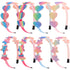 XIMA Glitter Heart Girls Headbands Rainbow Star Hariband for Children Girls Hair Accessories Pack of 8...