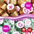 324 Pink Its a Girl Baby Shower Favors Stickers for Baby Shower Or Baby Sprinkle Party Decorations, Baby Shower Kisses Stickers, Baby Shower Pink ...