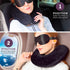 Aeris Memory Foam Travel Pillow for Airplanes - Best Airplane Neck Pillow for Long Flights - Plane Accessories Carry Bag to Save Space, Ear Plugs ...