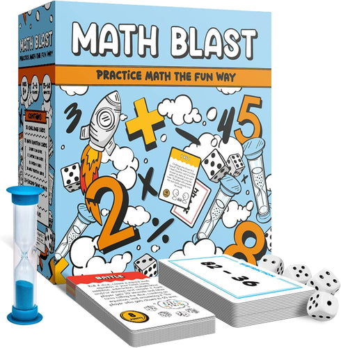 Math Blast! Math Game for Kids 8-12 & Over | Fun Educational Game for Home or Classroom - Practice Math The Fun Way...