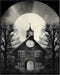 Posterizer 1 pcs-hunting church building-black and white collage-Abstract & Modern Art-Retro Art-Gift for Art Lovers- UNFRAMED Wall Art...