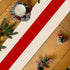 Seliem New Year 2025 Red Stripe Table Runner, Merry Christmas Tabletop Scarf Home Kitchen Winter Holiday Striped Decor, Seasonal Xmas Farmhouse Ru...