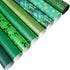 8 Pieces 8x12 Inch Faux Leather Sheets Green Fine Chunky Glitter Metallic Litchi Skin Texture Mermaid Scale Daisy Snake Texture Leather for Bows E...