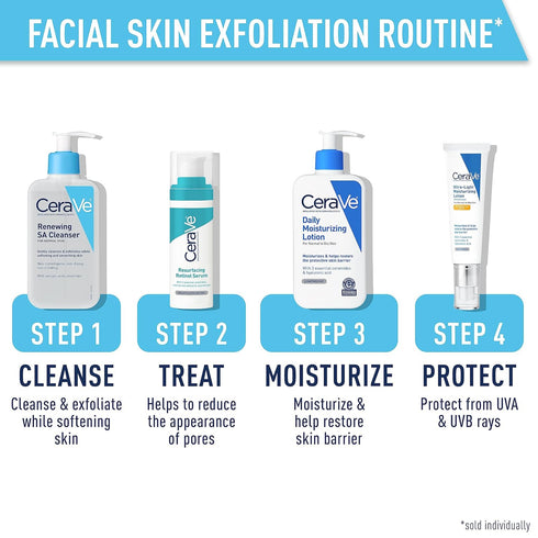 CeraVe SA Cleanser | Salicylic Acid Cleanser with Hyaluronic Acid, Niacinamide & Ceramides| BHA Exfoliant for Face | Fragrance Free Non-Comedogeni...