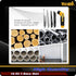 TOOLAN: 16-In-1 Multi Blades Hand Saw With Screw Driver (Manual Saw, Not Electric). For Cut Wood, Metel, Plastic, Sheetrock, Dry Wall Saw, Plywood...