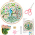 MUFEKUM Embroidery Kit for Beginners, Embroidery Starter Kit with Pattern and Instructions, Embroidery Hoop, Cloth, Threads, Scissors, Needles, Cr...