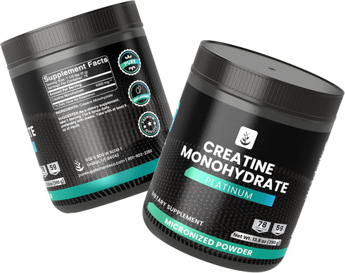 PURE ORIGINAL INGREDIENTS Creatine Monohydrate Powder, 13.8 oz, Dietary Supplement, Micronized...
