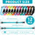 12 Pieces Nylon Dog Collar Bulk, Adjustable Dog Collars with Quick Release Buckle Dogs Collar Bulk for Dogs Walking Running Training, Medium (Mixe...