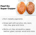 Jacquard Pearl Ex Pigment Powder 0.75 oz Super Copper - Loose Mica Powder for Epoxy Resin, Watercolors, Calligraphy Ink & Clay - Epoxy Pigment Pow...