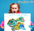 Puzzles for Kids Ages 4-6-8,120 Piece Jigsaw Puzzles Rabbit Shaped Learning Educational Toys Gifts for Boys Girl Age 4 5 6 8 Birthday Party Favors...
