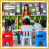 81 Pcs Class Jobs Pocket Chart Colorful Class Jobs Bulletin Board Back to School Teacher's Helper Management Classroom Bright Jobs Chart with 40 A...