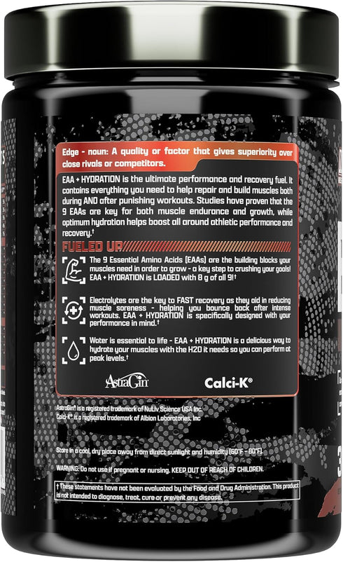 Nutrex Research EAA Hydration | EAAs + BCAA Powder | Muscle Recovery, Strength, Muscle Building, Endurance | 8G Essential Amino Acids + Electrolyt...