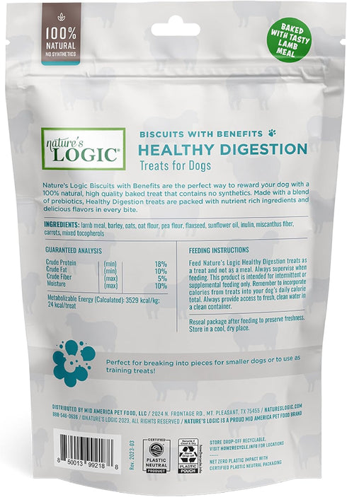 NATURE'S LOGIC Biscuits with Benefits Healthy Digestion, 12oz...