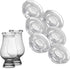 CairnCovers Glass Whiskey Glassware Lids - Glass Cap for Whisky Tasting Glasses by Cairn Craft (6 CairnCover Lids with Numeral Engraving)...