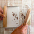 A&J Koti Table Crumb Sweeper - Small Mini Metal Dustpan and Hand Brush Combo Set - Wood Crumber for Servers, Restaurants, Home and Kitchen - Crumb...