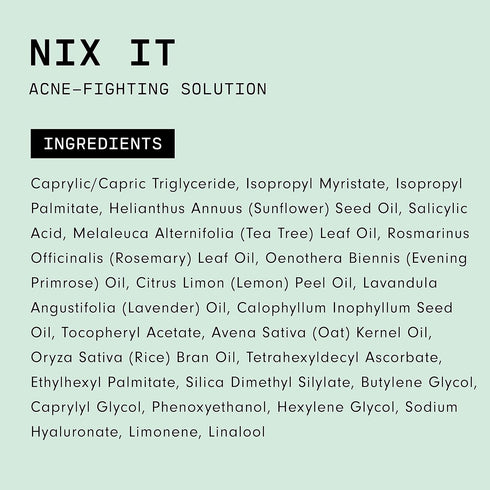 Versed Nix It Complexion Solution - Invisible Gel with Salicylic Acid + Tea Tree Oil - Non-Drying, Acne-Fighting Spot Treatment for Face - Vegan (...