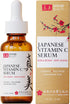 Japanese Vitamin C Serum With Rice Water + Hyaluronic Acid - Japan Skincare Products for Anti Aging Anti Wrinkle J Beauty Glow 1oz...