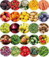 Geyee 60 Pcs Fruits and Veggies Themed Bulletin Board Border School Cafeteria Decorations Straight Border Trim for Classroom Decoration Bulletin B...