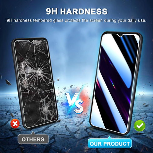 [3-Pack Screen Protector for Samsung Galaxy A34 5G / A34 Tempered Glass, Bubble Free, Easy to Install, 9H Hardness...