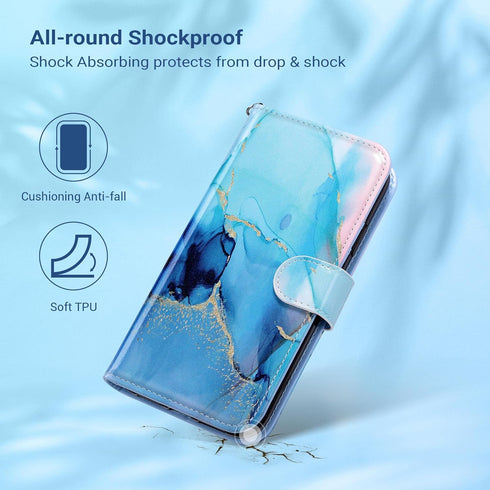 ULAK Compatible with iPhone 11 Wallet Case for Women Girls, PU Leather Flip Cover with Card Holder Kickstand, Shockproof Protective Phone Case for...