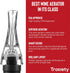 Aerators For Wine - Hawk-Bill Shape for Easy, No Drip Wine Aerator Pourer - Unique Built-In Aerator System for Fast Decanting - Can Fit Most Bottl...