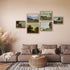 Framed Canvas Wall Art Home Decor Forest in Oil Painting Canvas Prints Wall Decor for Bedroom Bathroom Livingroom Decor Office Wall Art (Landscape...