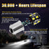 20PCS 1141 1156 Interior LED Light Bulbs for RV, Super Bright 18-SMD 6000K Xenon White 1073 1003 7506 BA15S LED Bulbs Replacement for Camper Trail...