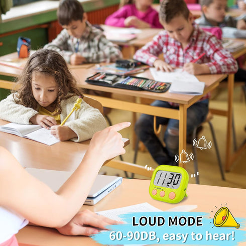 Classroom Timers for Teachers Kids Large Magnetic Digital Timer 2 Pack...