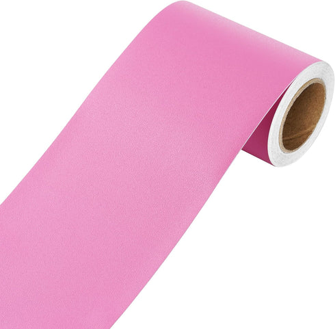 YENHOME 3"X590" Pink Wallpaper Border for Bulletin Board Self Adhesive Wallpaper Border Waterproof Mirror Frame Border Pink Bulletin Board Border ...