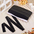 MegaPet Black Polyester Fringe Tassel Lace Trim 1 Inch x 82 Feet Chainette Fringe Fibre Trim for Sewing Quilting DIY Home Decoration...