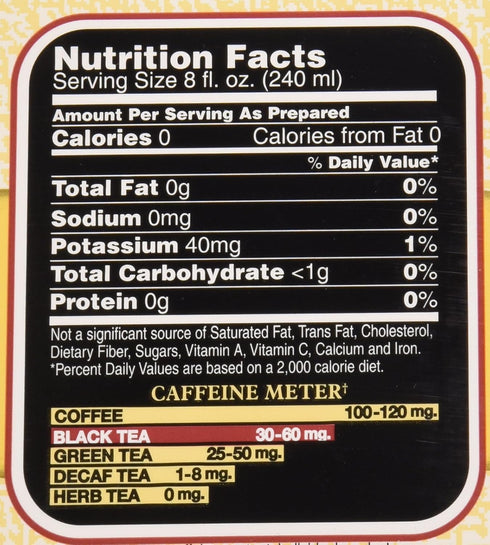 Bigelow Vanilla Caramel Black Tea (20 Teabags)...