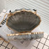 Women Mini Seashell Evening Clutch Top-Handle Bag Chain Strap Cross-body Shoulder Bag...