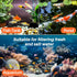 Sukh Pond Filter Media - Aquarium Filter Media 425g Filter Media Ceramic Rings for Aquarium Filter for Pond Fish Tank Canister Filter...