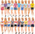 BARWA 10 Sets Doll Clothes Including 5 Bikini Swimsuits 5 Outfit Tops and Pants with 10 Shoes for 11.5 inch Dolls...