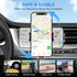 Wireless Car Charger, Phone Mount Holder Car Charger 15W Fast Charging Auto Clamping, Stick on The Dashboard for iPhone 15 14 13 12 11 Pro Max Xs,...