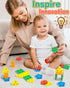 Montessori Toys for 1 2 3 Year Old Boys Girls Toddlers, Wooden Sensory Toys for Ages 2-4 0-2, 1 2 Year Old Boy Girl Birthday Gifts, Educational To...