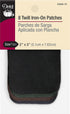 Dritz Twill, 2 x 3-Inch, 8 Count, Assorted Iron-On Patches, Dark Colors...