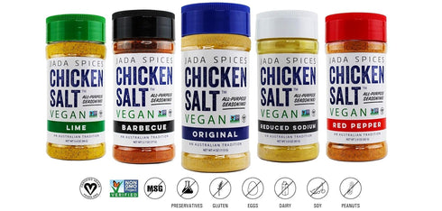JADA Spices Chicken Salt Spice and Seasoning - Lime Flavor - Vegan, Keto & Paleo Friendly - Perfect for Cooking, BBQ, Grilling, Rubs, Popcorn and ...