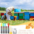 9 Pieces Queen Bee Marking Kit Including 5 Color Queen Marker Pens 1 Marking Bottle 3 Marking Clips for Beekeeping Supplies Beekeeper Marking Tool...