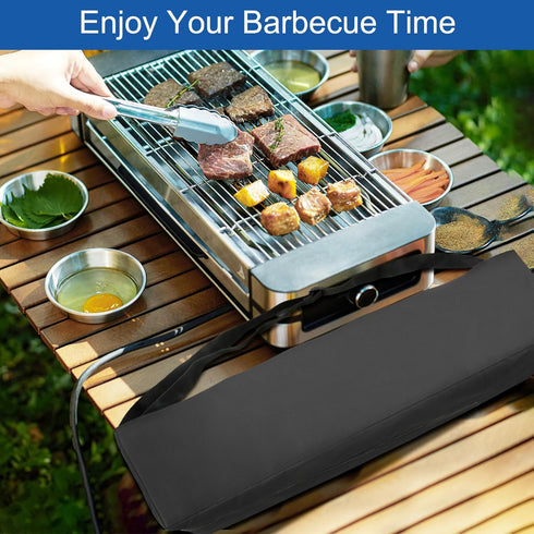 Grill Storage Bag, Outdoor Grilling Bags, Grill Storage Tool Bag Backpack, Oxford Cloth Grill Utensil Storage, Foldable Grill Tool Bag for Camping...