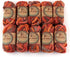 Earth Maker 10 Pack (Skeins) 100% Wool Slub Super Bulky Yarn Each Skein 1 oz (30g) 16 Yards, Sunset Orange......