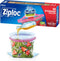 Ziploc Gallon Food Storage Bags, Stay Open Design with Stand-Up Bottom, Easy to Fill, 38 Count...