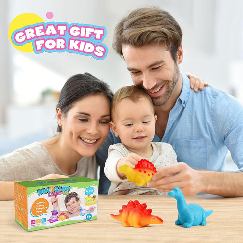 Baby Bath Toys for Toddlers 1-5, 6 Packs Light Up Floating Dinosaur Toys for Kids 1-5 Year Olds Boys Girls Birthday for Babies Age 1-5 Sensory Toy...