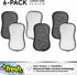 Fresh Large Professional Microfiber Scrub-N-Wipe Sponge Pads, Fabric Treated with SILVADUR Advanced Odor Control Technology and Charcoal-Infused F...