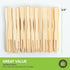 200 Bamboo Appetizer Forks, 3.5" Disposable Bamboo Fork for Charcuterie, Mini Forks for Appetizers, Cocktail Forks for Weddings, Small Appetizer P...