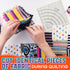 Acrylic Square Quilting Ruler - Quilting Rulers for Precision Cutting, Patchwork Crafts & DIY Decor - Easy to Use, 8.1x8.1 Transparent Square Quil...